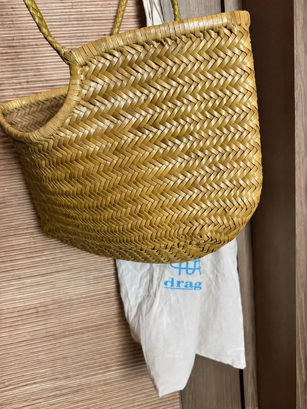 Dragon Diffusion Yellow Woven Laptop Tote